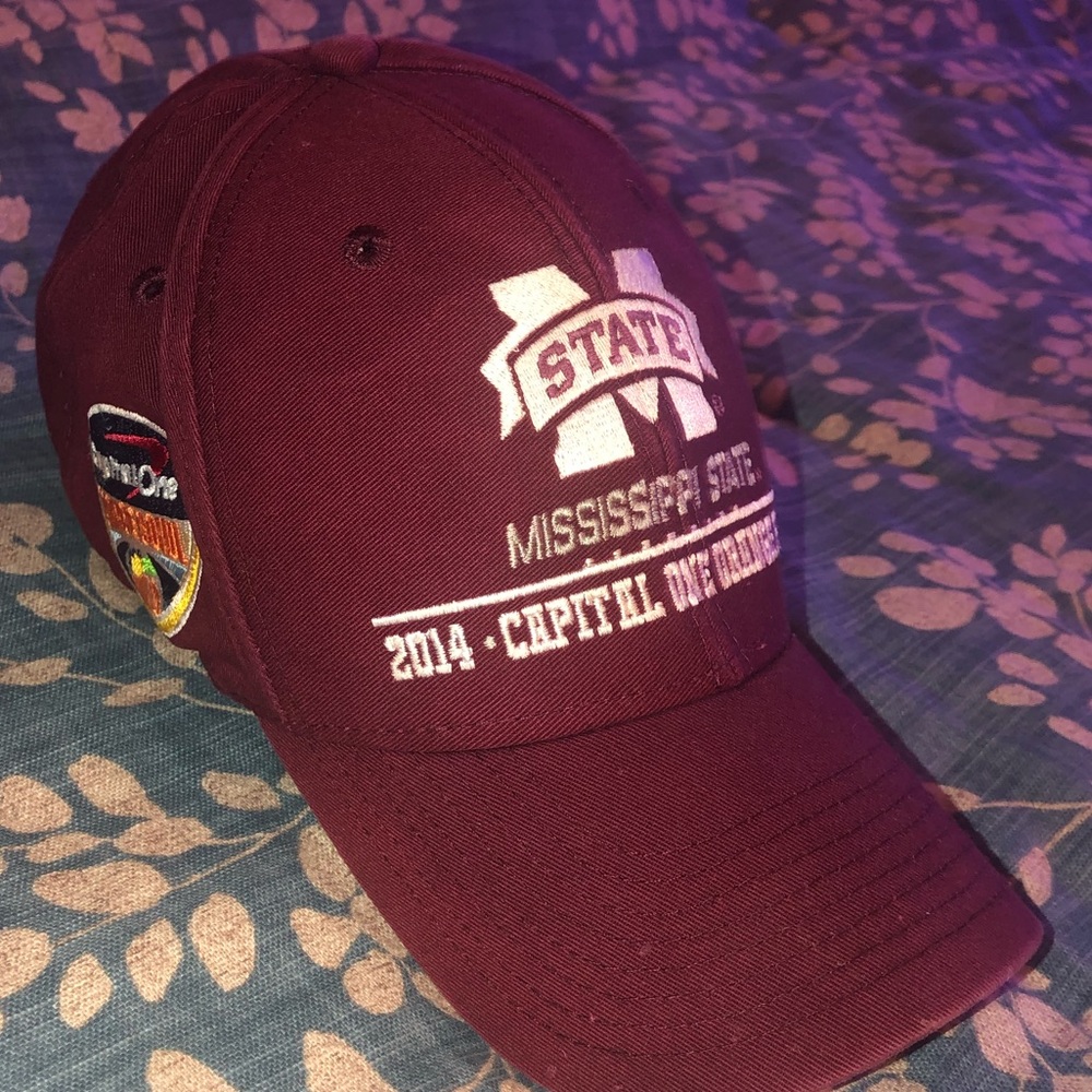 Mississippi State 2014 Capital One Adidas cap. Maroon
